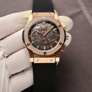 Hublot Classic Fusion 42 mm, VK-Quartzo Réplica Relógio