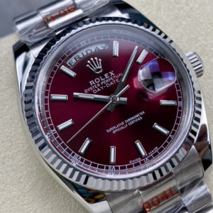 Rolex Day-Date 36 mm, Automático, Vidro de marés Réplica Relógio