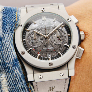 Hublot Classic Fusion 42 mm Aço Réplica Relógio